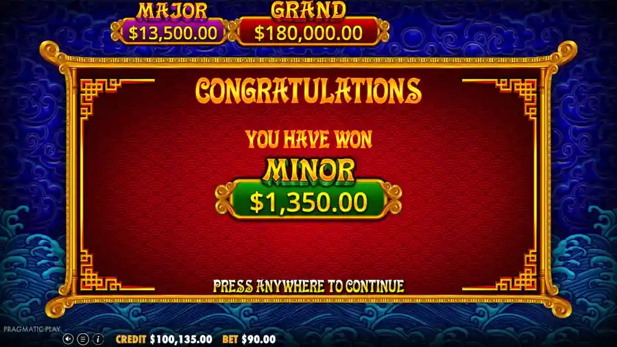 5 Lions Gold Golden Reels Jackpot — golden-framed reels triggering all three jackpot tiers