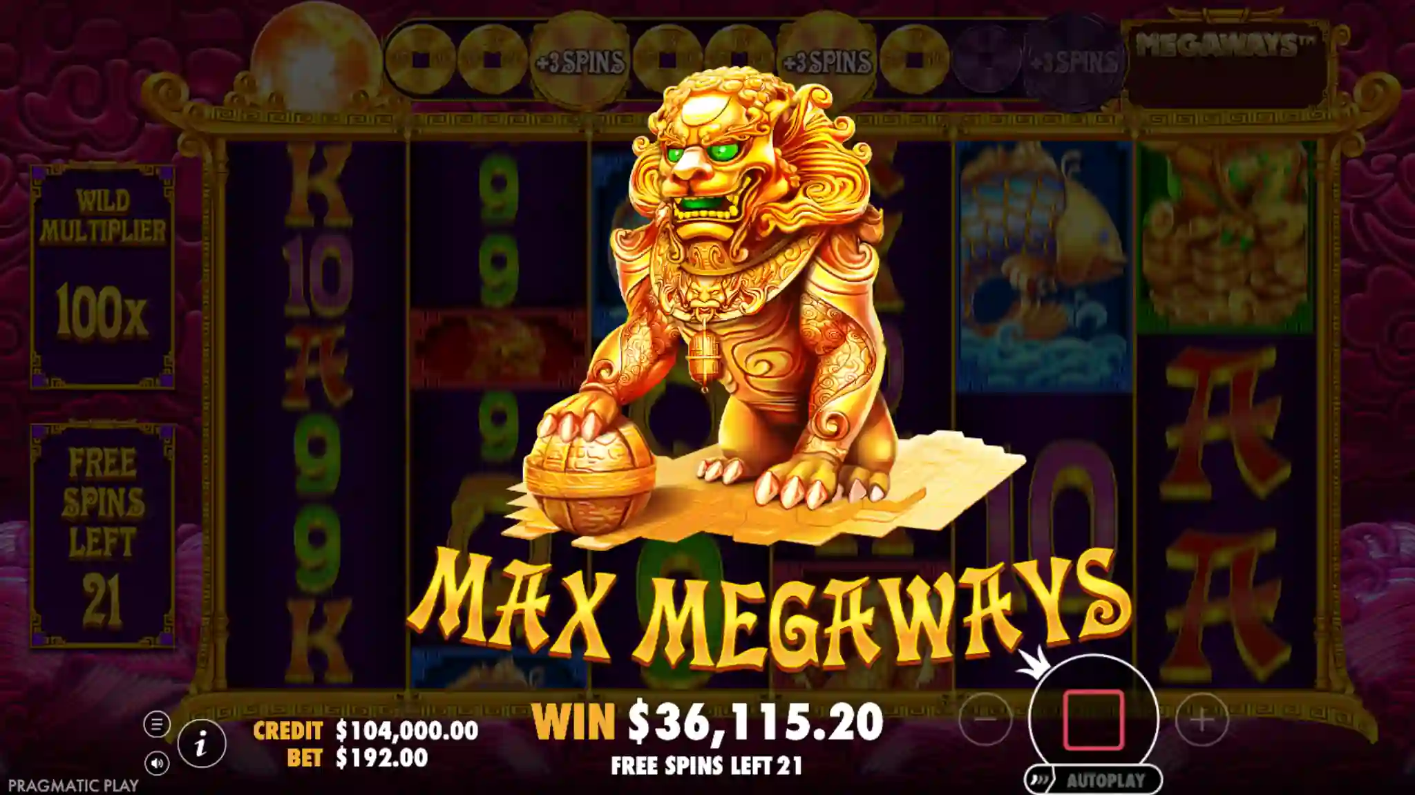 5 Lions Megaways 2 — up to 262,144 ways to win across 6 dynamic reels